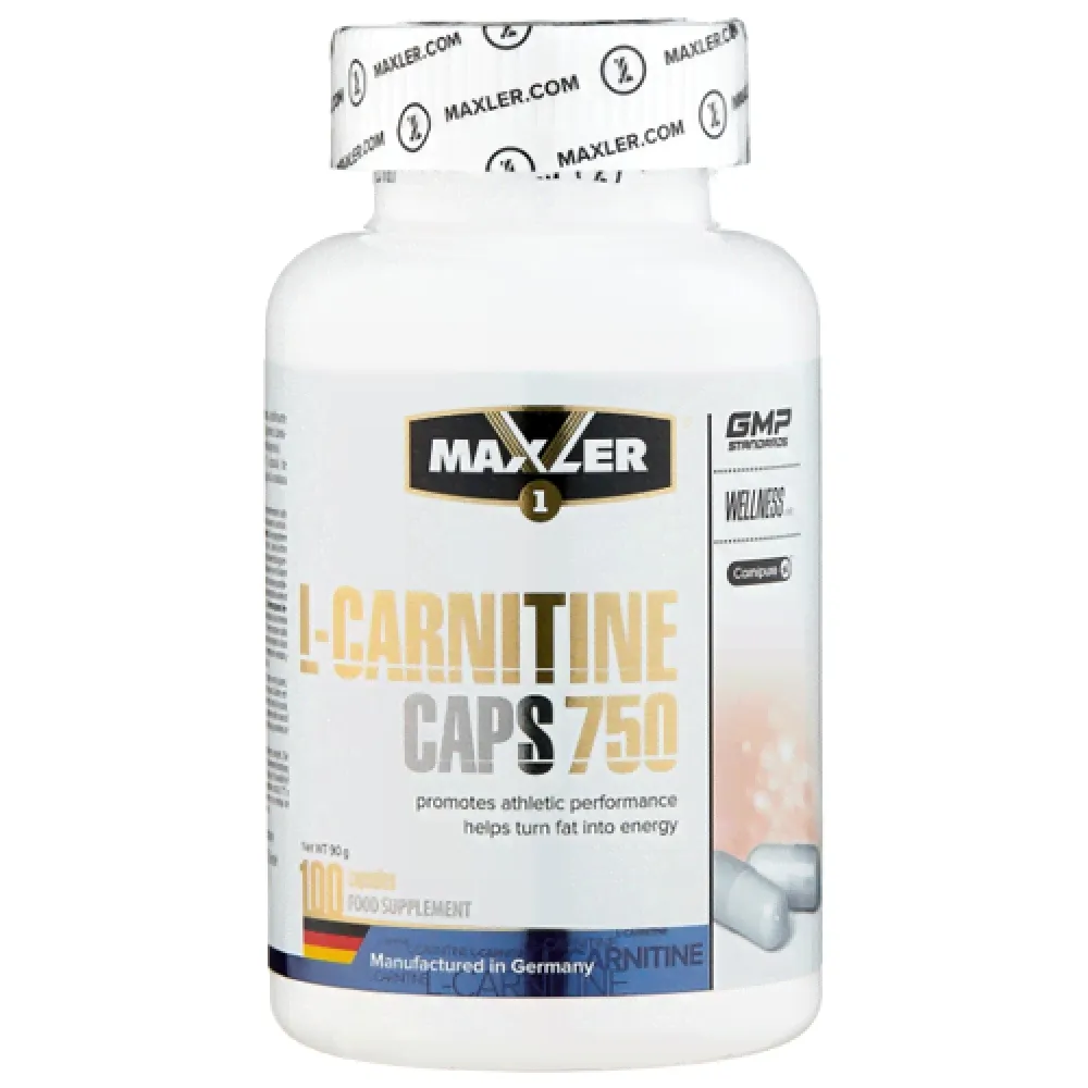 Л-Карнитин Maxler L-Carnitine 750 мг - 100 капс.-0
