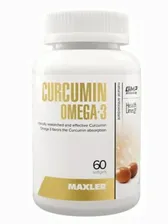 MAXLER Curcumin + Omega-3 60 софтгель капсулы