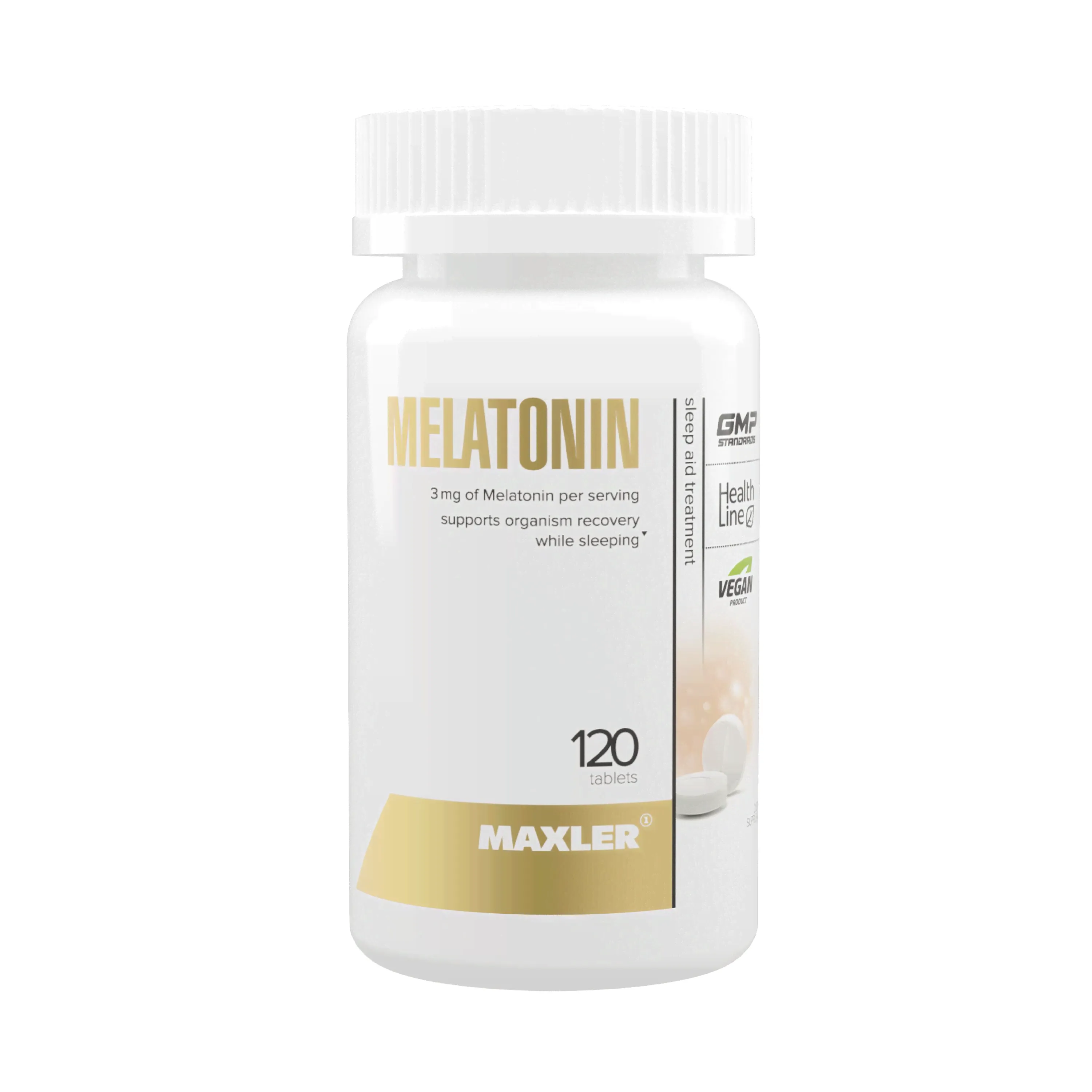 Мелатонин для сна Maxler Melatonin таблетки 3мг 120 шт.-0