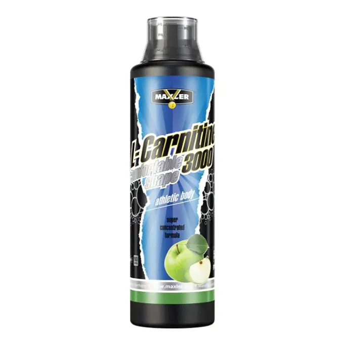 Карнитин Maxler L-Carnitine 3000 зеленое яблоко 500 мл-0