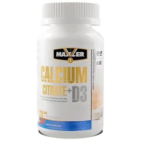 Maxler Calcium Citrate D3 120 таблеток