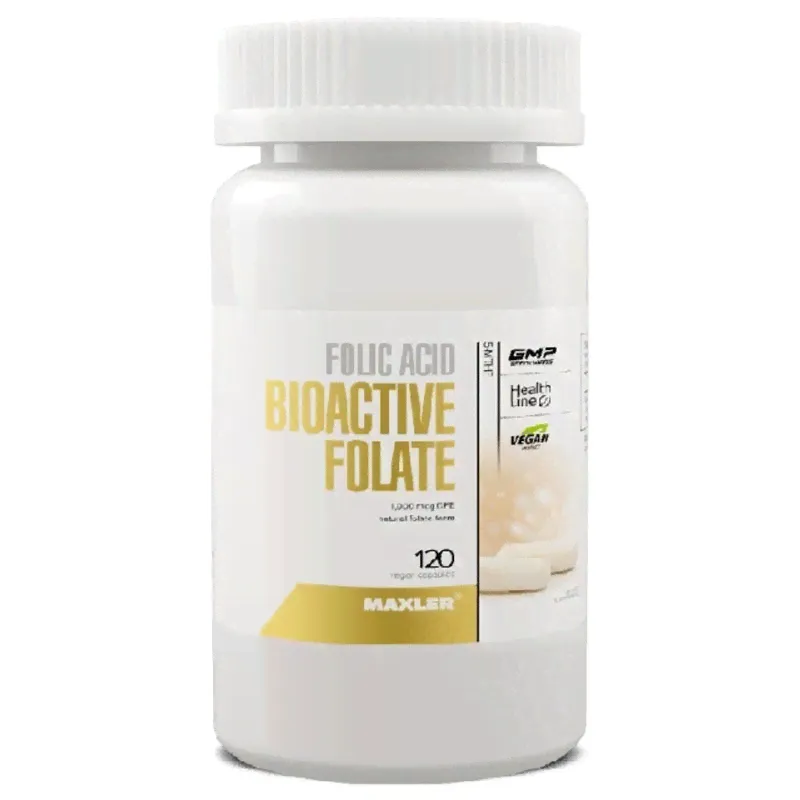 Maxler Folic Acid Bioactive Folate 5-MTHF (120 капс.) [M]-0