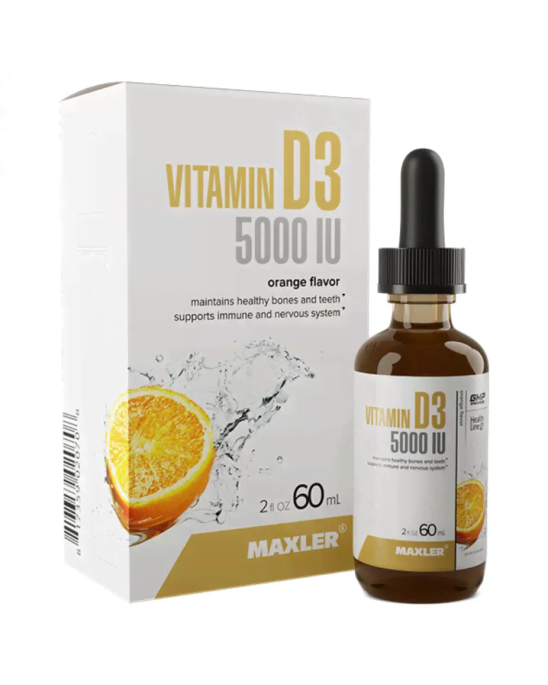 Витамин D3 5000 IU Maxler капли 60 мл-0