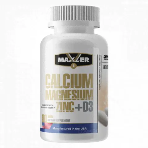 Maxler Calcium Zinc Magnesium + D3 90 таб N-0