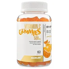 Maxler Vitamin C Gummies 500mg 60 жевательных Апельсин