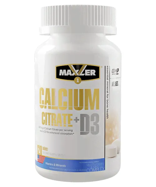 Calcium Citrate + D3 Maxler 120 таб.