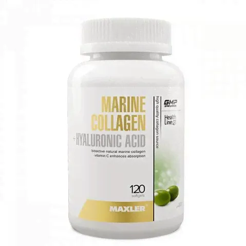 Maxler Marine Collagen + Hyaluronic Acid complex 120 капс-1