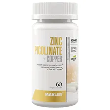 Maxler Zinc Picolinate + Copper (60 вег. капс.) [M]