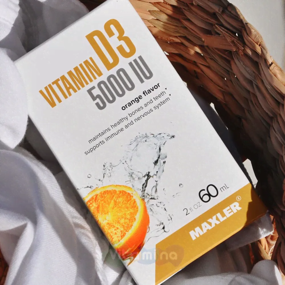 Maxler Vitamin D3 Жидкий Витамин Д3 5000 МЕ, 60 мл