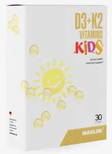 Maxler D3 + K2 Vitamins Kids 30 caps box
