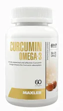 Maxler EU Curcumin Omega-3 60 капсул