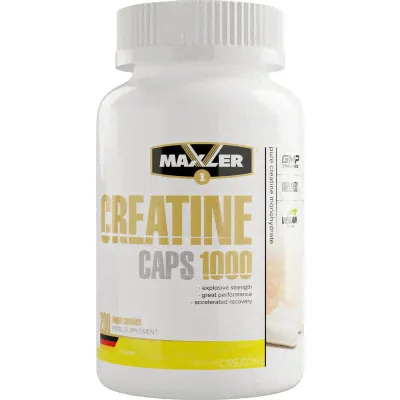 Креатин моногидрат Maxler Creatine Caps 1000, 200 вегетарианских капсул