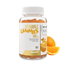 Витамин С 500мг Maxler Vitamin C Gummies 500 mg 60 мармеладок Апельсин