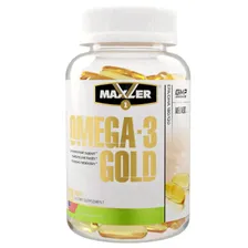 Омега-3 жирные кислоты Maxler Omega-3 Gold (USA), 120 гелевых капсул