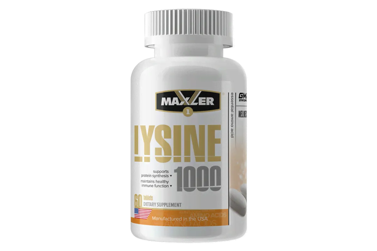 Lysine 1000 60 таб Maxler-0