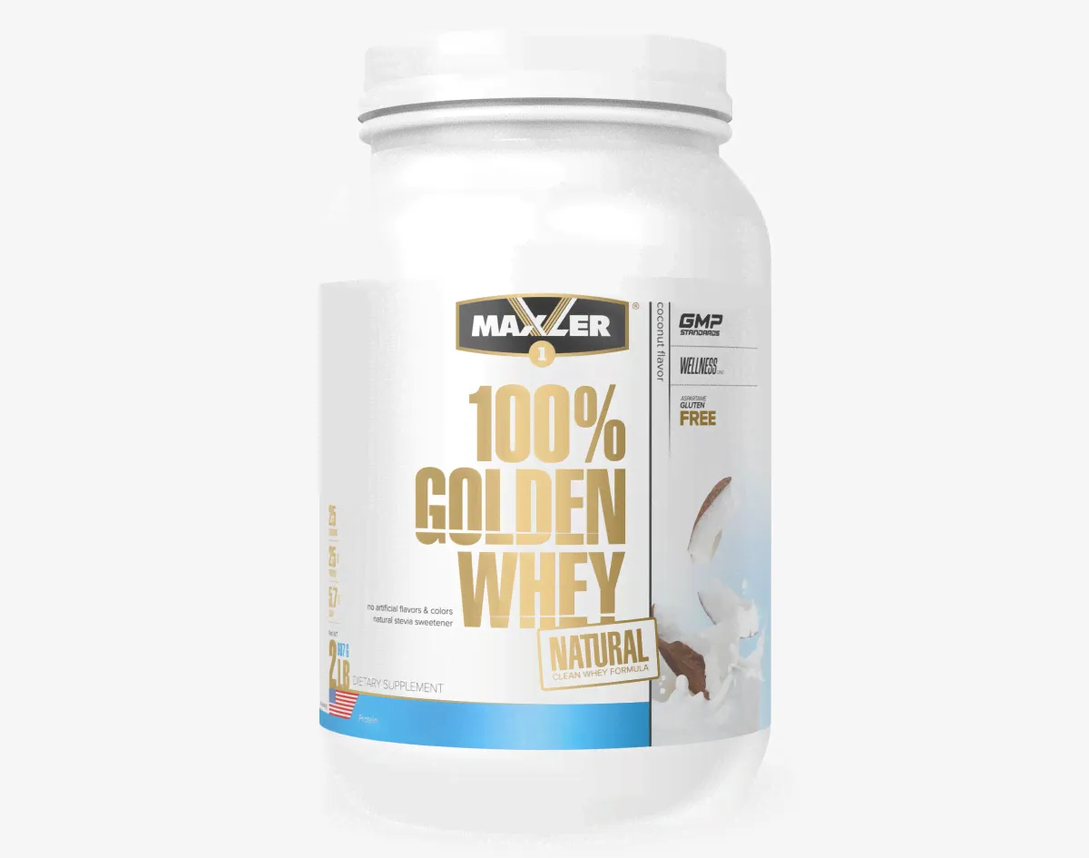 100% Golden Whey Natural 907 гр (Maxler)