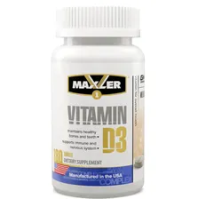 Maxler Vitamin D3 1200 IU 180 таб
