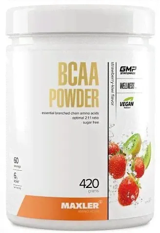 Maxler BCAA Powder 2:1:1 Sugar Free 420 g (strawberry-kiwi)