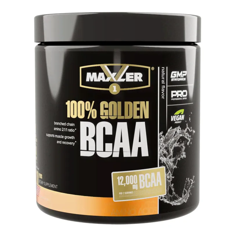 MAXLER 100% GOLDEN BCAA 210 гр, Натуральный-0